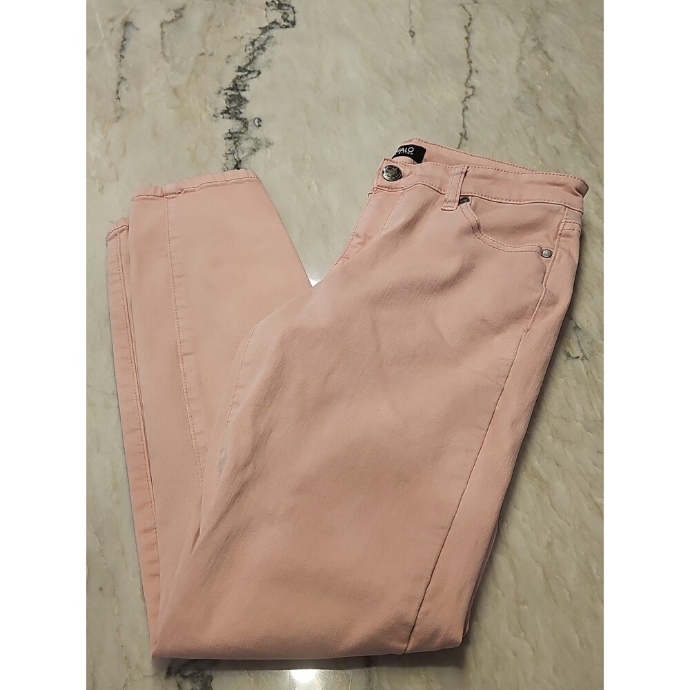 Buffalo David Bitton Jeans Womens 6/28 Aubrey Pink Ankle Grazer Stretch Casual